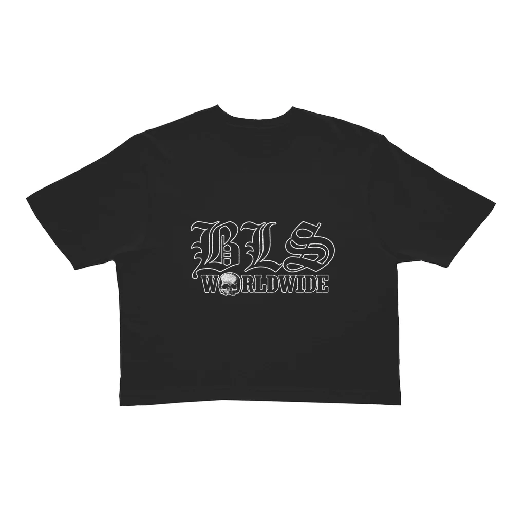 BLS Worldwide Crop Top - Image 6