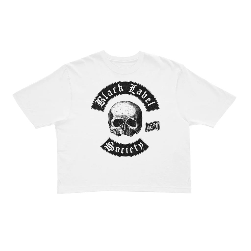 Colors Ladies White Crop Tee