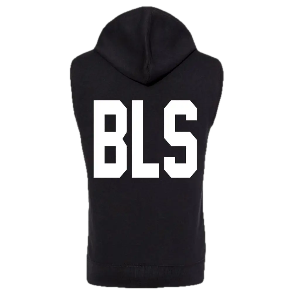 Doom Crew Black Athletic Sleeveless Hoodie - Image 3