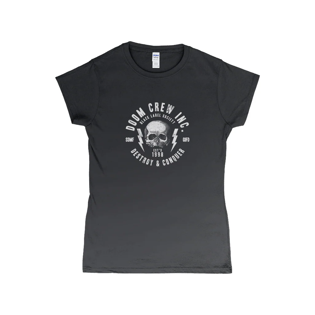 Doom Crew Black Ladies Tee