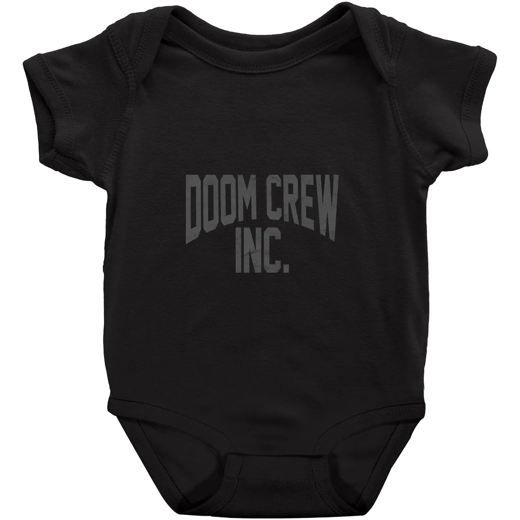 Doom Crew Black Onesie