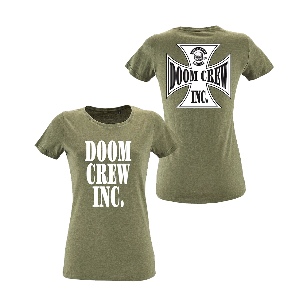 Doom Crew Inc. Women's Military Green Tee