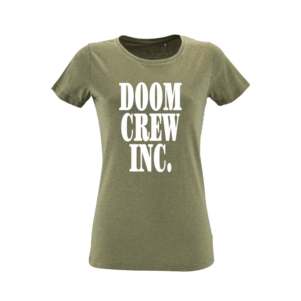 Doom Crew Inc. Women's Military Green Tee - Image 2