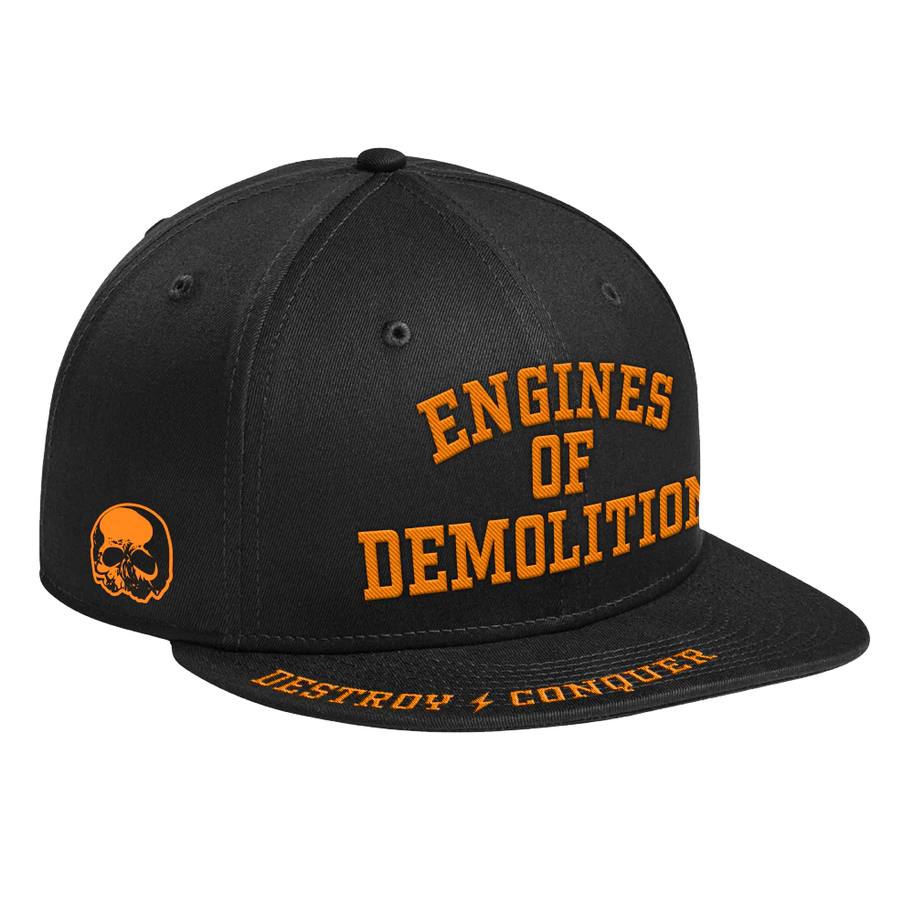 Engines Of Demolition Deluxe Black Snapback Hat - Image 2