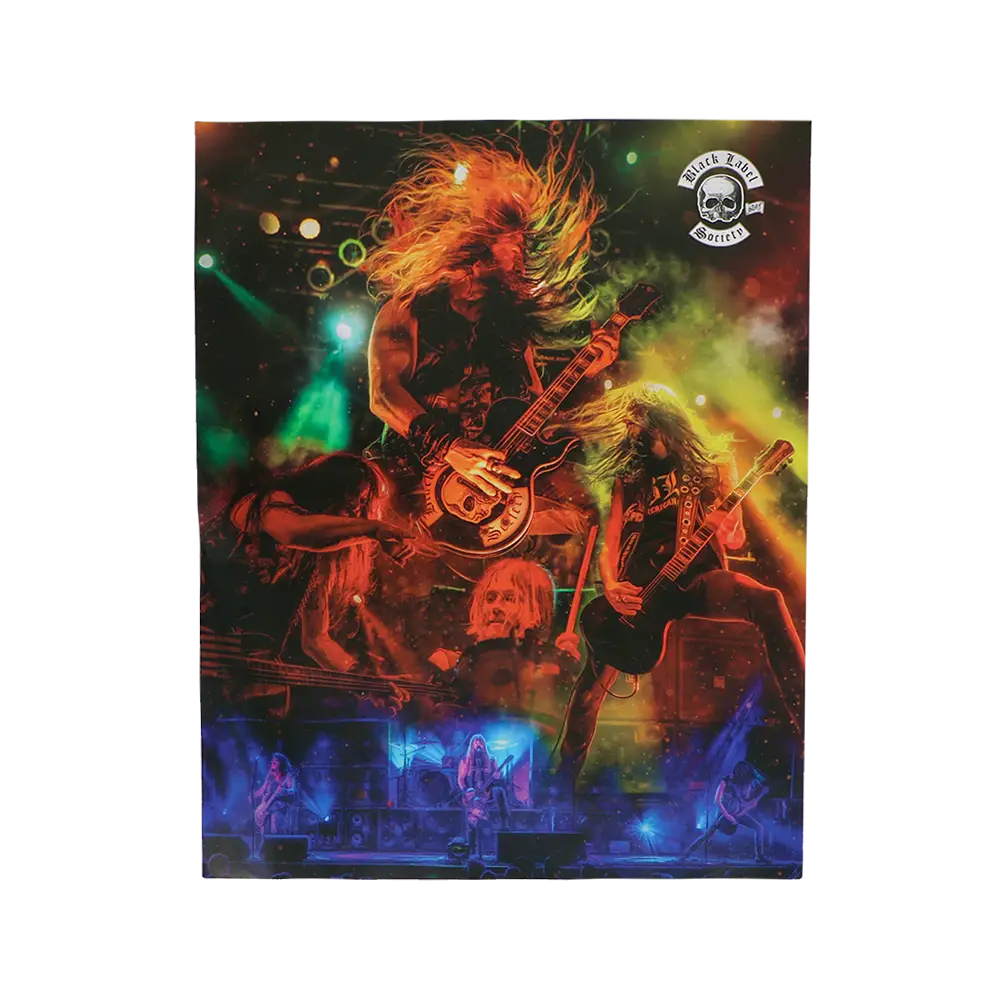 Zakk Wylde Color Poster